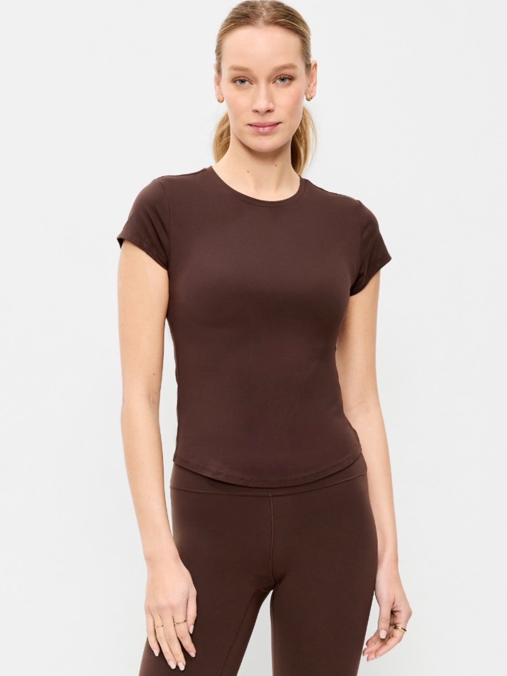 Old Navy StudioSmooth Short-Sleeve Base Layer Top NWT